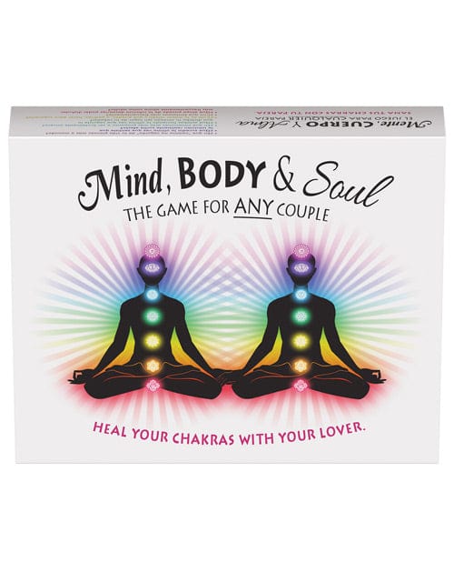 Doos van het erotische bordspel Mind, Body and Soul voor koppels