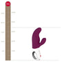 Detail textuur en afwerking zwarte Tarzan vibrator van Fun Factory