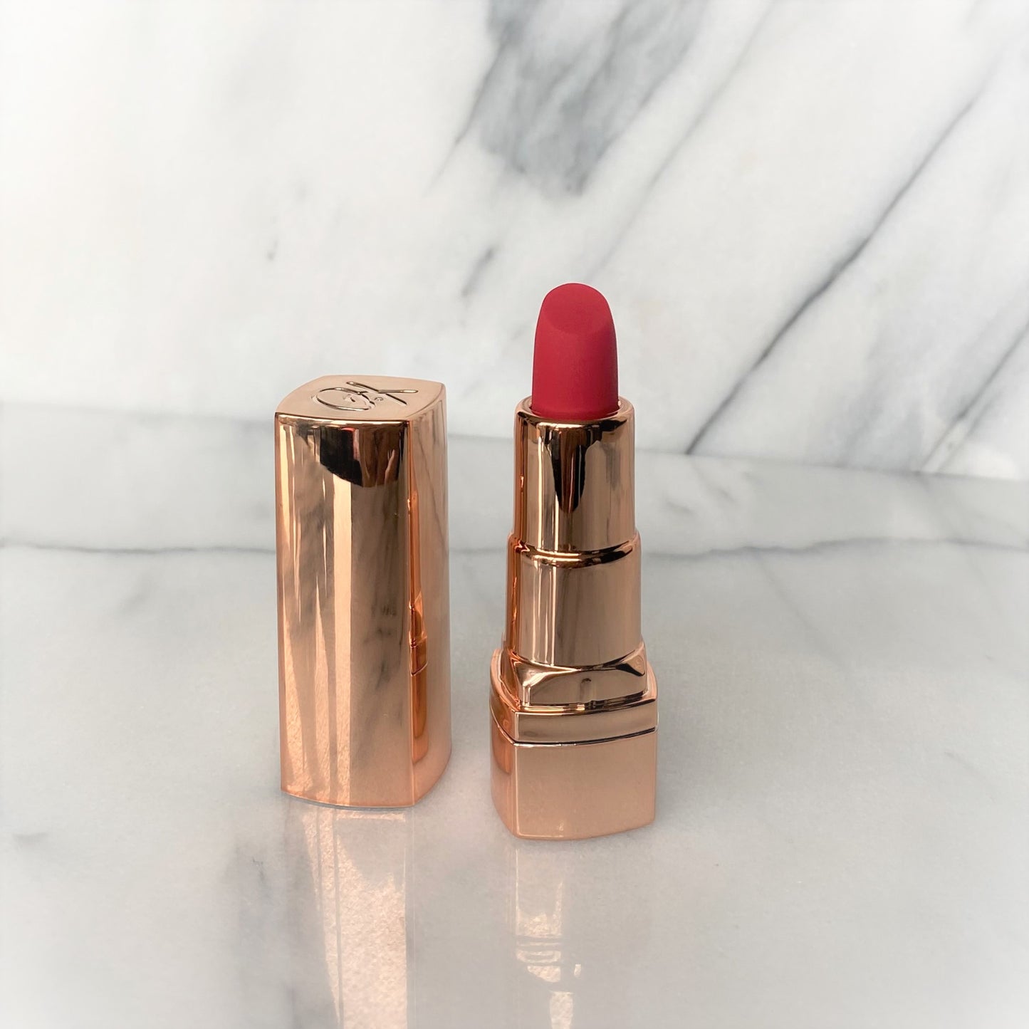 Verpakking en accessoires van lippenstift vibrator set inclusief gebruiksaanwijzing