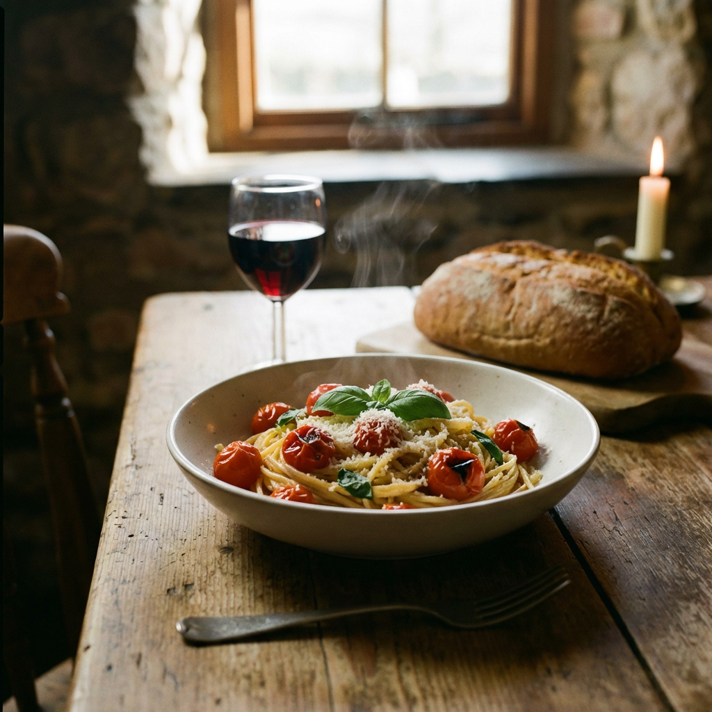 bord-pasta-tomaten