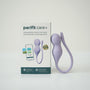 Doos van de Perifit Care+ met de lila bekkenbodemtrainer ernaast