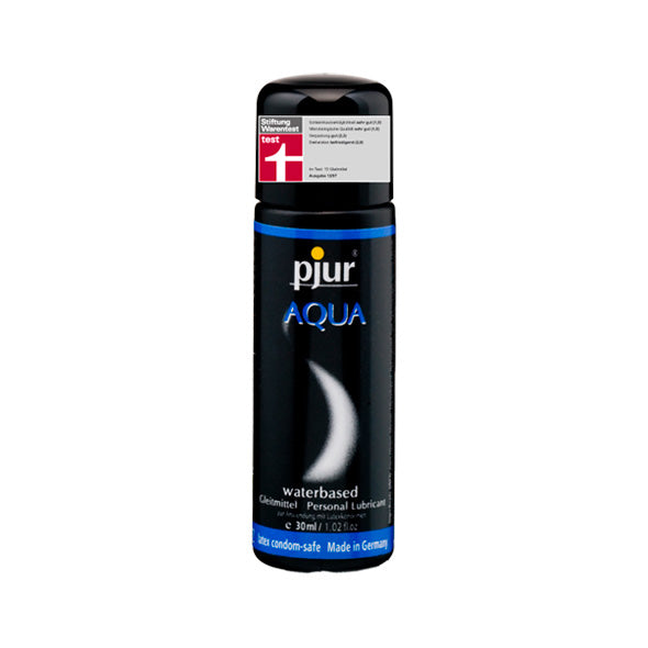 Pjur Aqua Travel Size glijmiddel van De Paarse Keizerin in handige reisverpakking op witte achtergrond