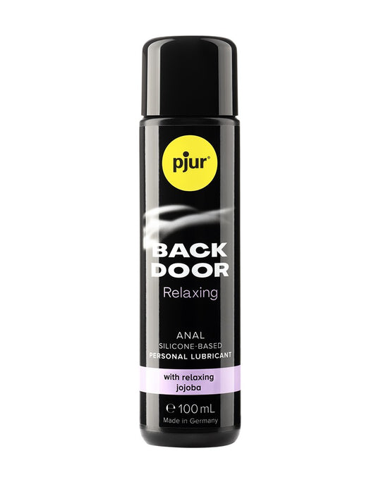 Pjur Backdoor Comfort Glide siliconenbasis glijmiddel 100ml fles vooraanzicht