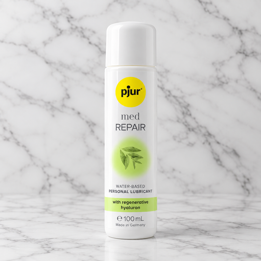 Pjur med Repair glide, glijmiddel op waterbasis met regenererend hyaluron, 100 ml, bij geirriteerd vaginaal slijmvlies
