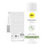 Pjur Organic Touch 100 ml achterzijde fles met ingrediënten en gebruiksinstructies