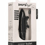 Shots Toys Power Bullet 10-speed vibrator in zwart, in witte verpakking