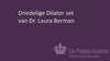 Drie-delige Dilatorset van Dr. Berman
