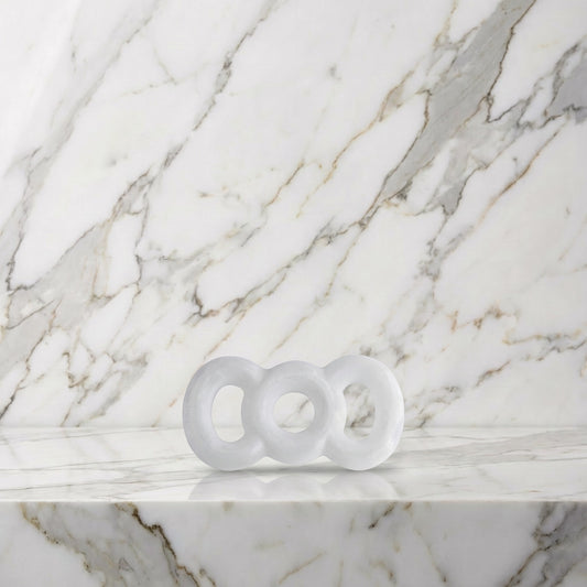 Witte Primus erectiering van 12,5 mm met twee grepen op een marmeren plank