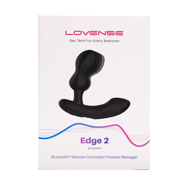 Edge 2 prostaatmassager van Lovense witte verpakking met Bluetooth-bediening