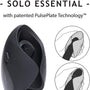 Stijlvolle presentatie van zwarte Octopuss Pulse Solo Essential in luxe sfeer