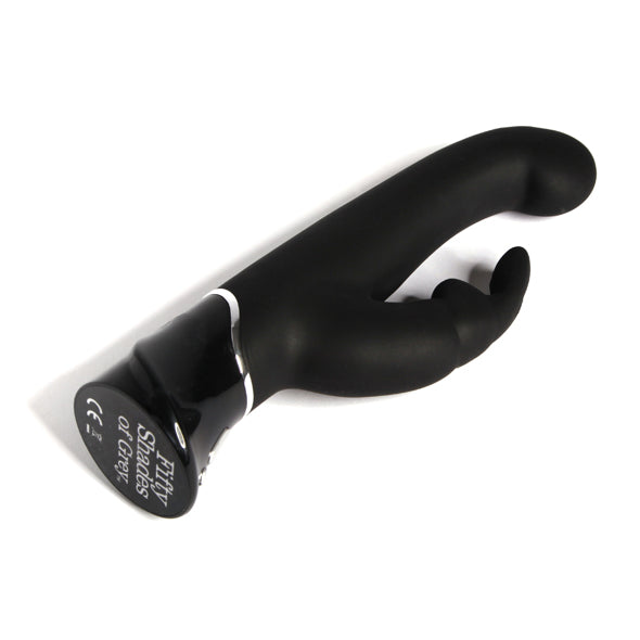 Onderkant van de Greedy Girl met het Fifty Shades of Grey-logo en de zilveren ring