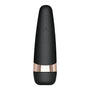 Satisfyer Pro 3 Vibrations luchtdrukvibrator in mat zwart met roségouden accent en bedieningsknoppen