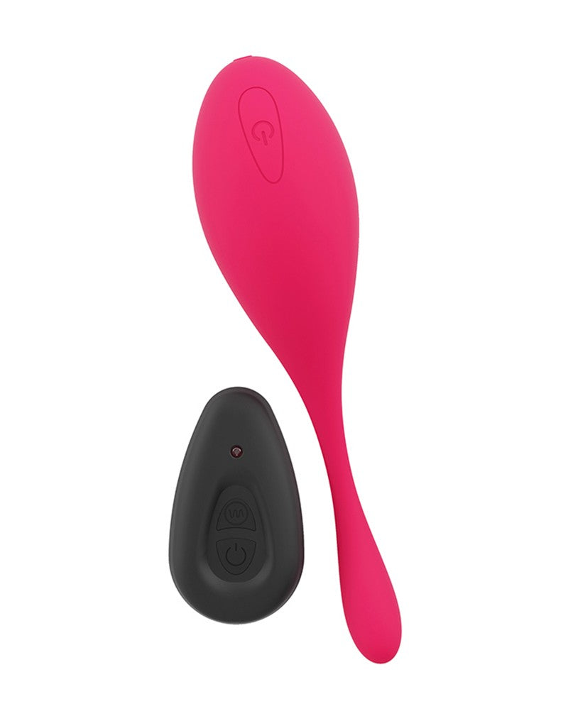 Secret Vibe 2 Dorcel vibrerend eitje in roze siliconen met zwarte afstandsbediening
