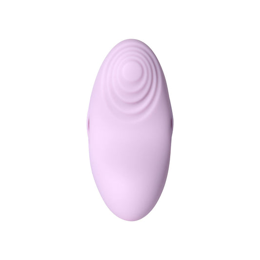 Onderkant van de vingerhoes met ronde ribbels, Svakom Echo 2 in Pink Lilac