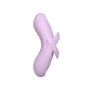 Zijaanzicht van de gebogen vingervibrator met lussen bovenop, Svakom Echo 2