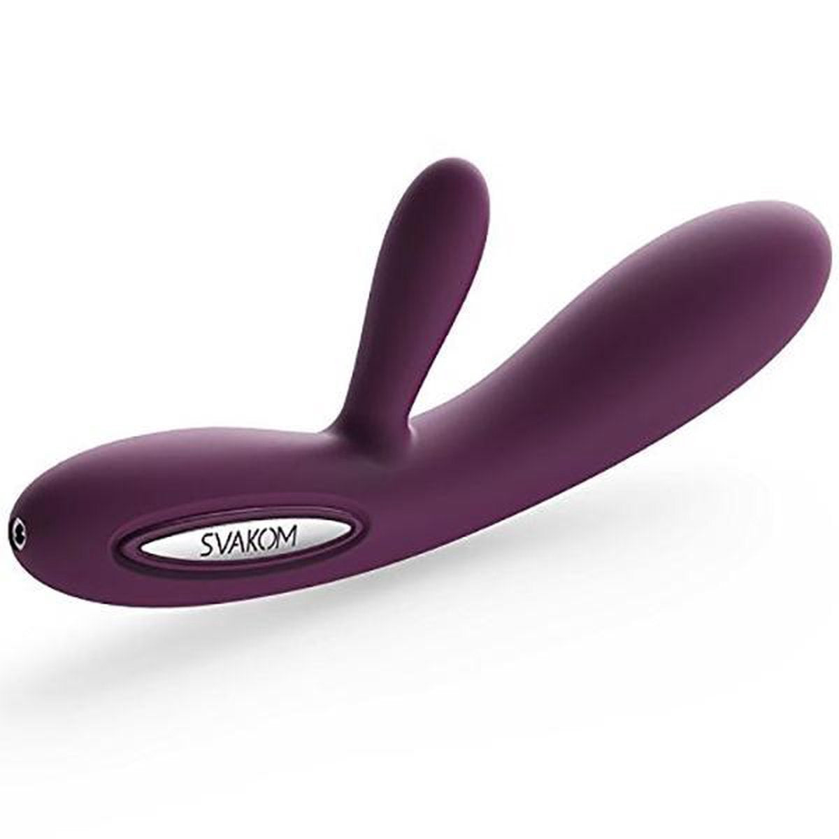 Close-up van de bedieningsknoppen en siliconen textuur van de Lester vibrator