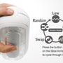 Tenga Flip Zero Gravity witte variant met originele verpakking en meegeleverde accessoires