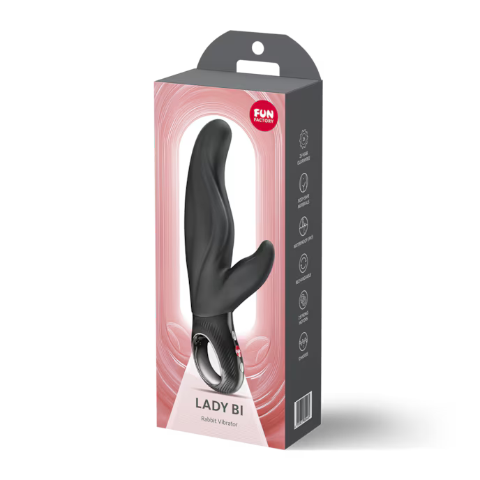 Lady Bi: stoere rabbit vibrator van Fun Factory