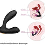 Verpakking en accessoires van de Vick prostaatmassager inclusief USB-oplaadkabel
