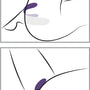 We-Vibe Sync Lite koppelvibrator in paarse kleur op witte achtergrond