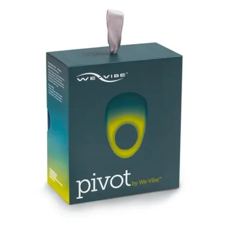 Groene doos van de We-Vibe Pivot vibrerende cockring met lint