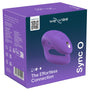 We-Vibe Sync O verpakking in paars-teal met productafbeelding en specificaties