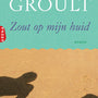 Voorkant boek Zout op Mijn Huid van Benoîte Groult, turquoise Arena-editie met strandbeeld