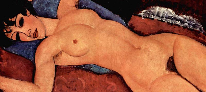 beroemd erotisch werk van Modigliani