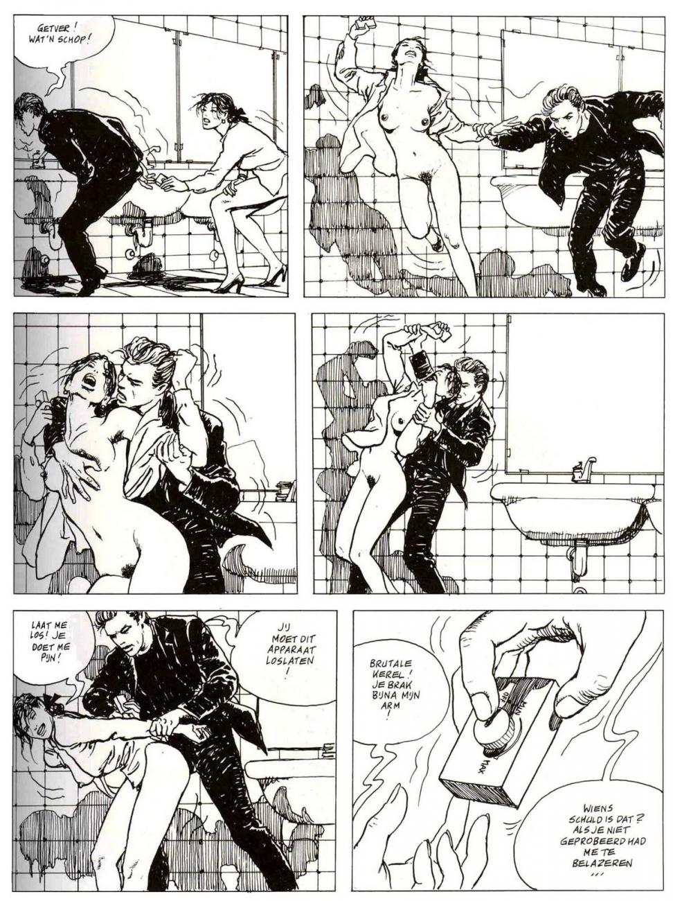 Erotische strip van Milo Manara, de Schakelaar deel 2,11