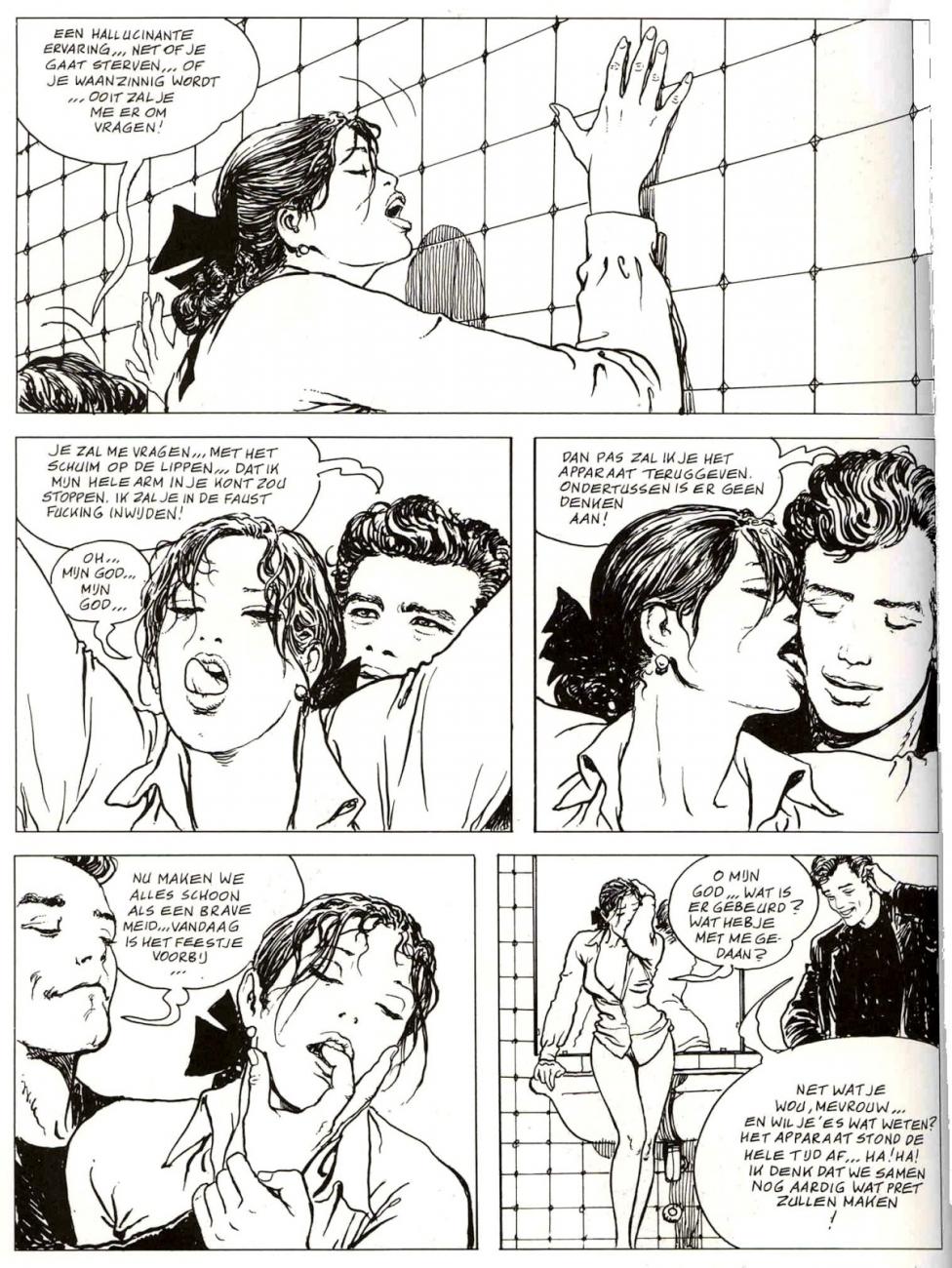 Erotische strip van Milo Manara, de Schakelaar deel 2, 16