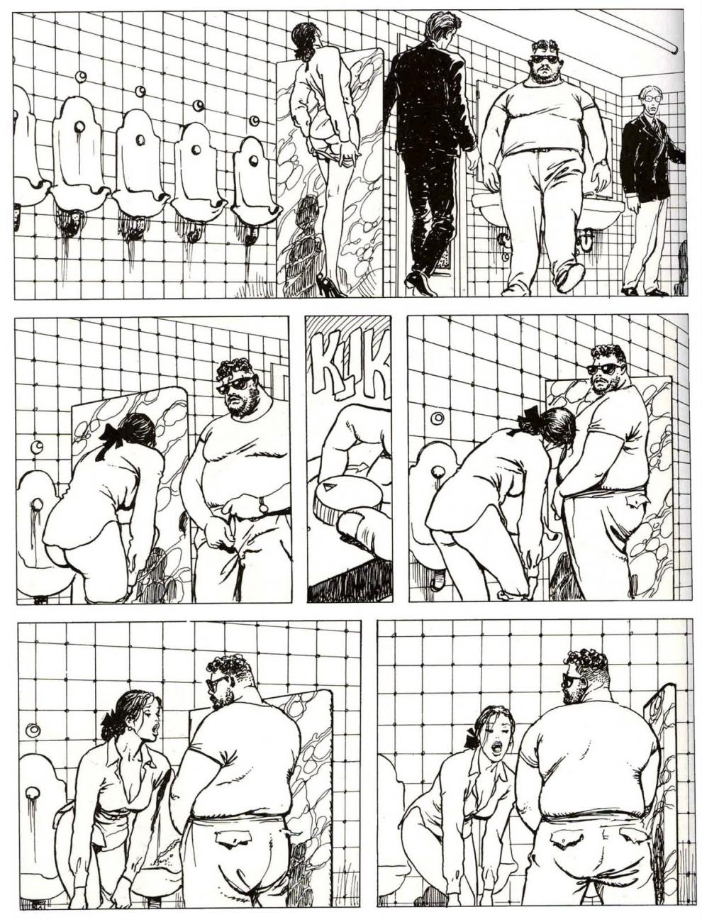 Erotische strip van Milo Manara, de Schakelaar deel 2, 8