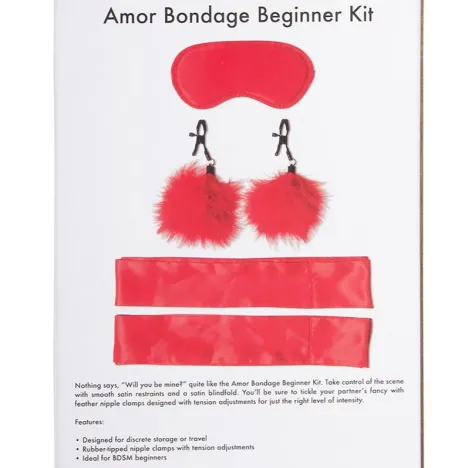 Amor Beginners BDSM Setje in rood