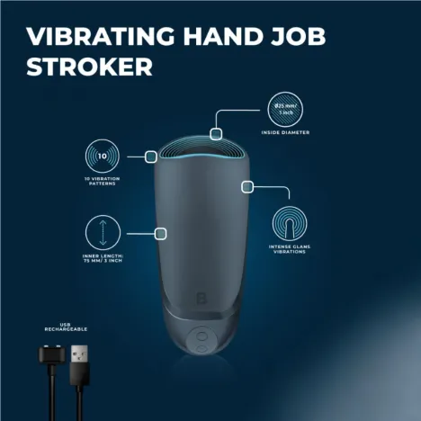 Vibrating blowjob masturbator, kenmerken