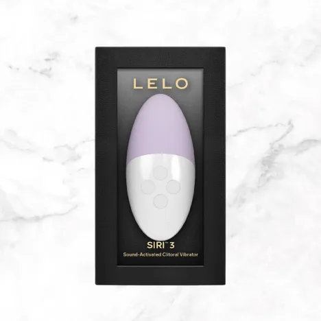 Siri 3 van Lelo in verpakking, werkt op muziek