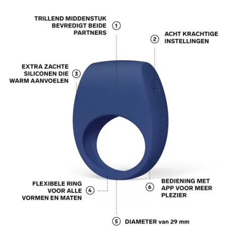 Tor 3, vibrerende cockring van lelo