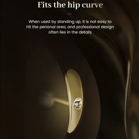 Gouden buttplug, veilig in gebruik en comfortabel