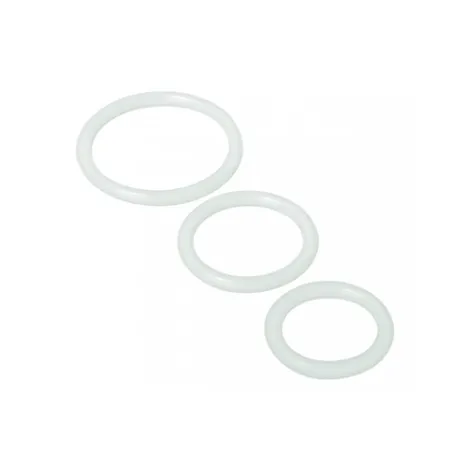 set met drie siliconen cockringen