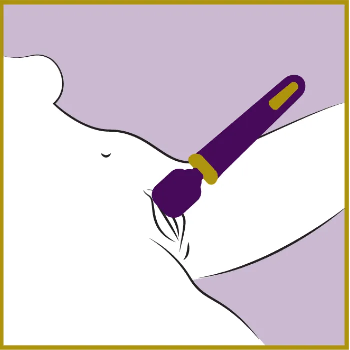 Wand-Clitoris-Stimulatie