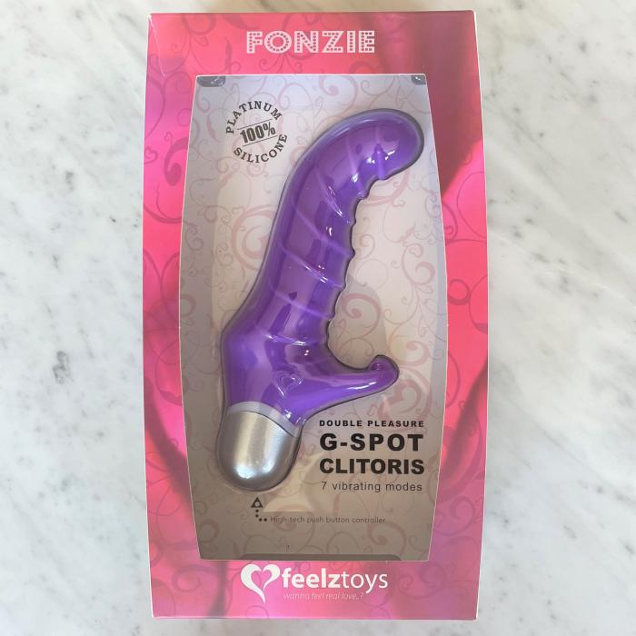 Feelztoys g-spot vibrator en clitoris Fonzie in verpakking