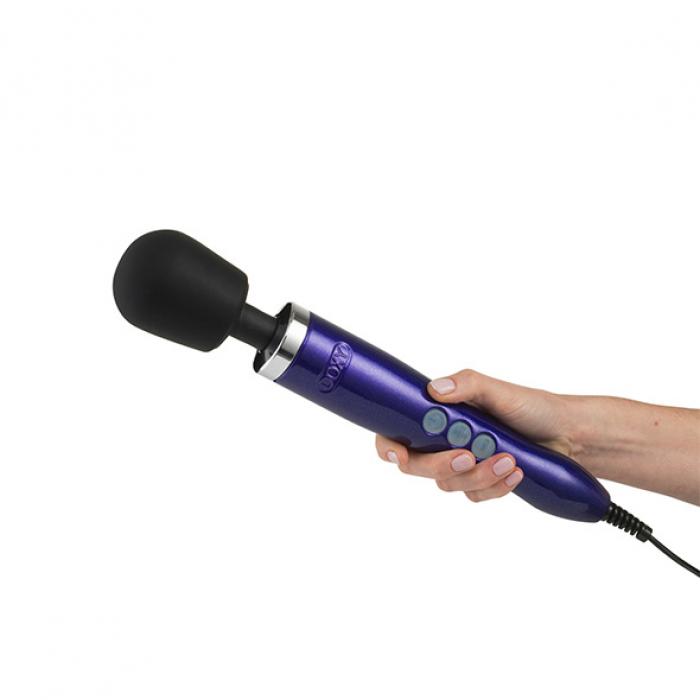 Doxy Die Cast Wand Massager paars in hand