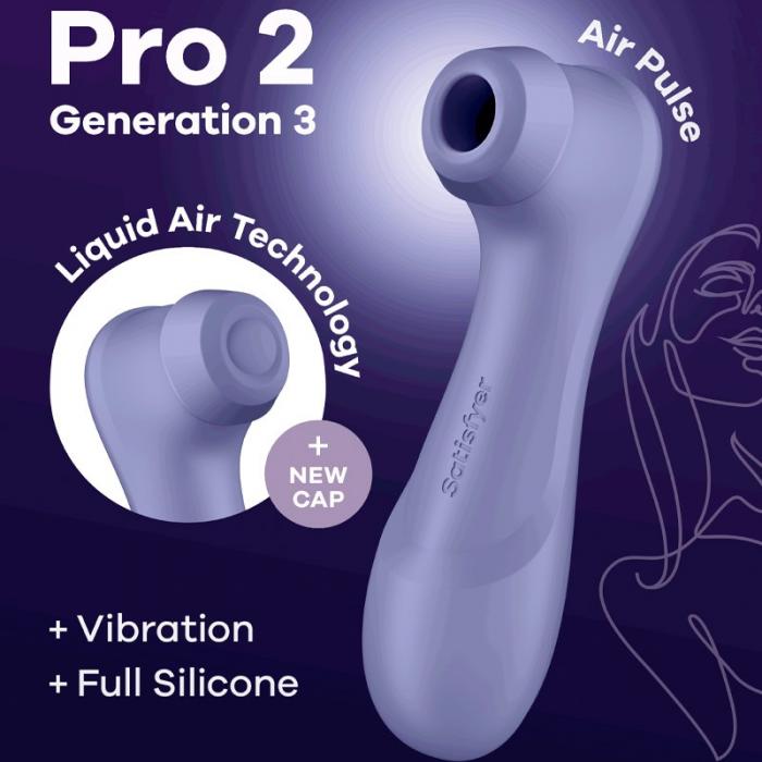 Satisfyer Pro, generation 3, luchtdruk vibrator maar geen hele goede.