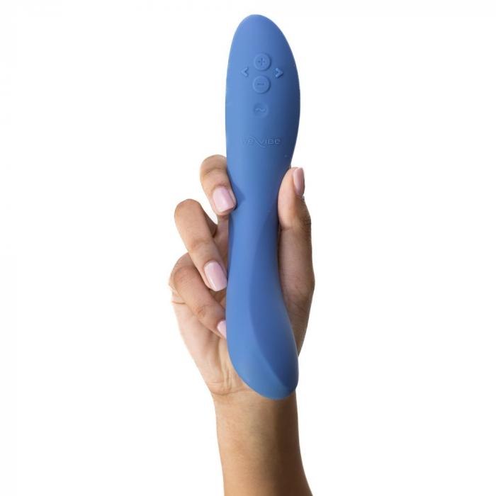We-Vibe Rave 2 blauw in hand