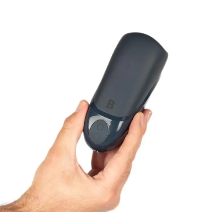 Eikelmassager masturbator in hand, met beoordeling