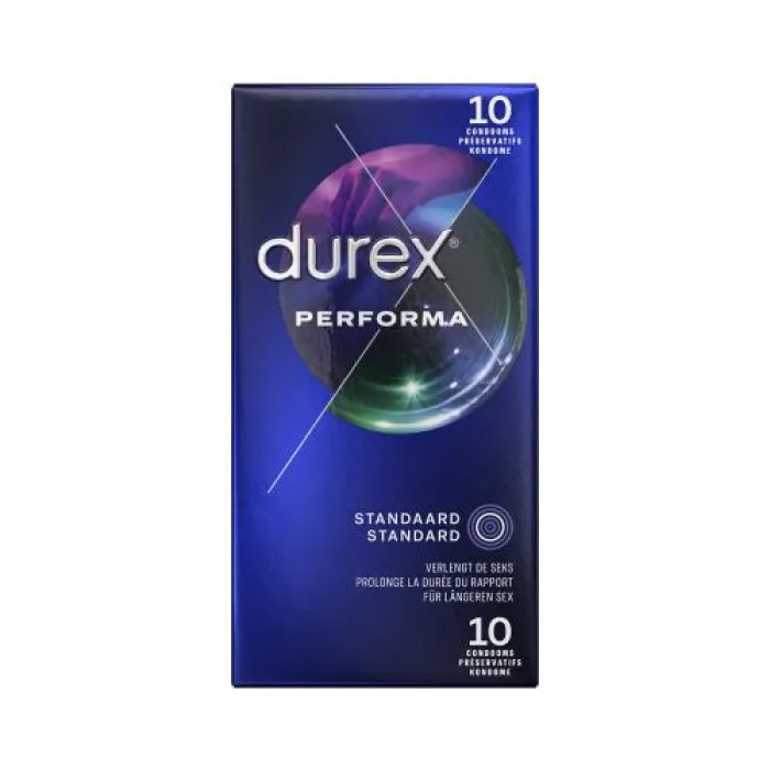 Durex performa, vertragend effect