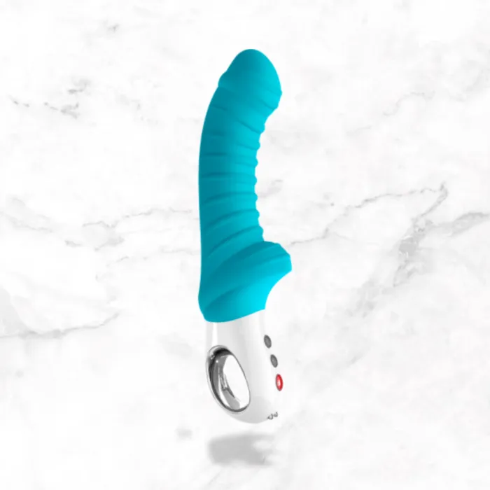 Tiger, vibrator van Fun factory in aqua blauw
