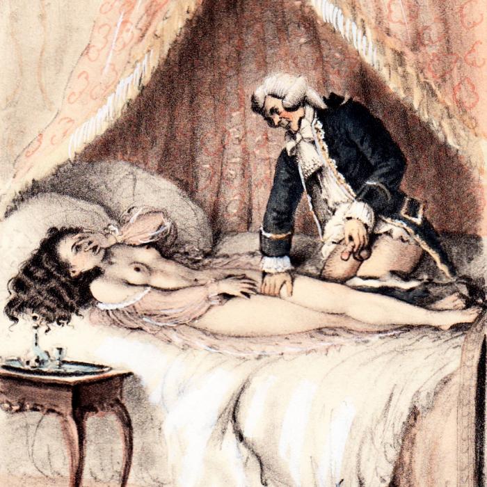 Fanny Hill erotische illustratie