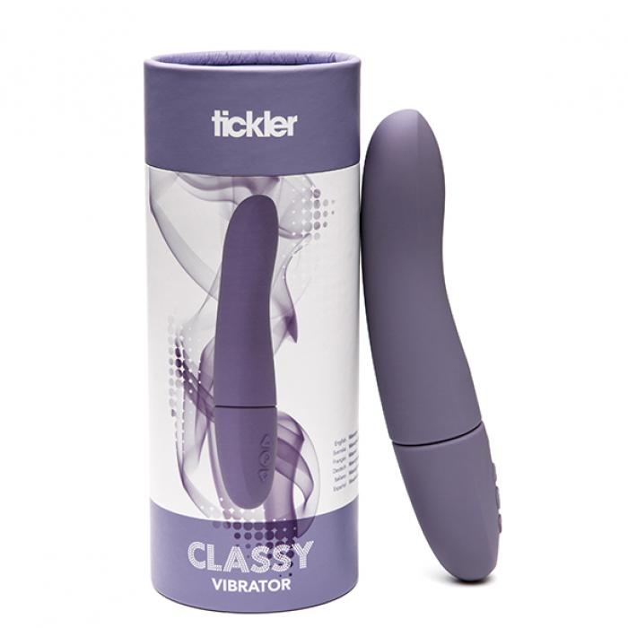 Classy vibrator van merk Tickler met verpakking