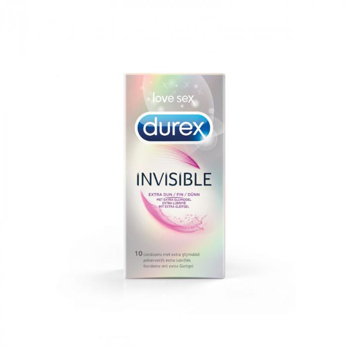 durex invisible extra lubricated condooms