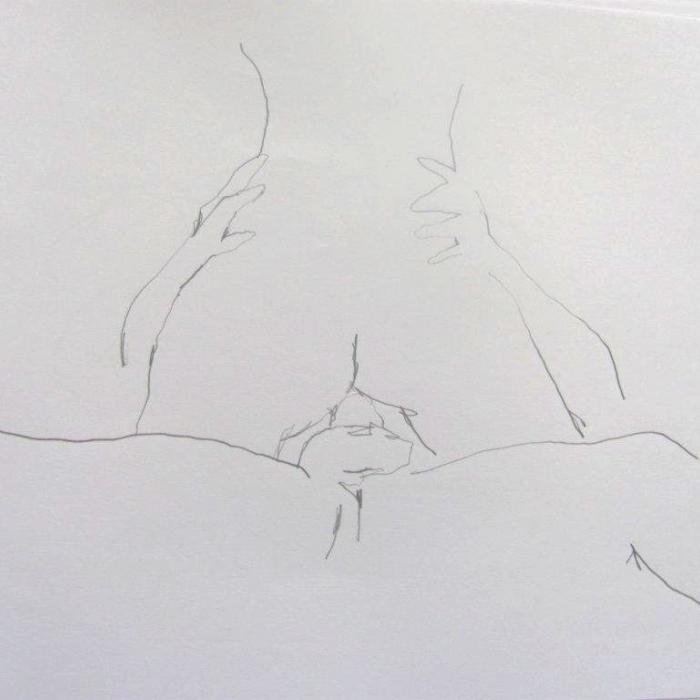 Erotische tekening van Mart Franken, no.7