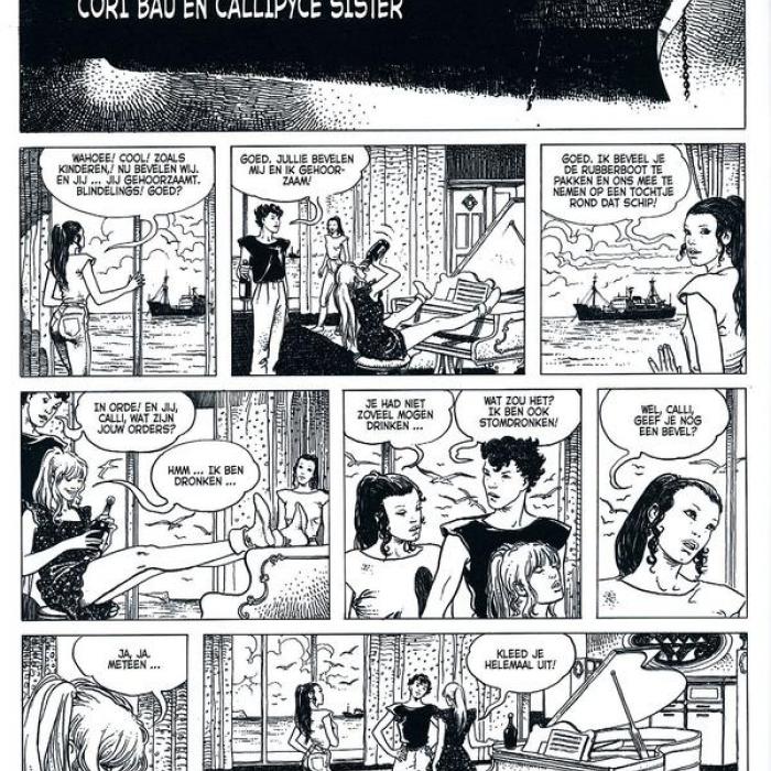 Filmclips Milo Manara stripboek